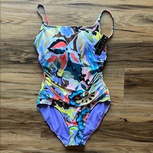 Anne Cole One Piece Tummy Control Swimsuit NWT